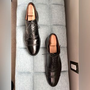 Allen Edmonds Size 13 Black. Park Avenue Cap-toe Oxford Dress Shoe.